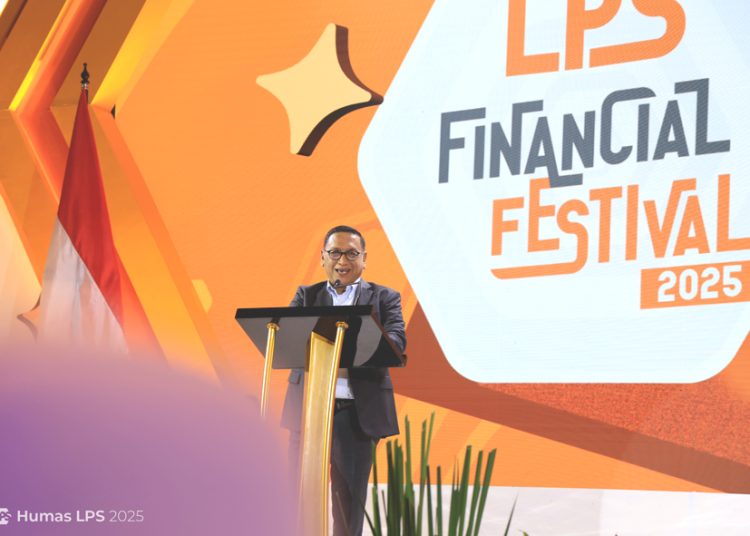 Anggota Dewan Komisioner LPS Bidang Penjaminan dan Resolusi Perbankan, Didik Madiyono pada acara LPS Financial Festival di Surabaya, Rabu.(ist)