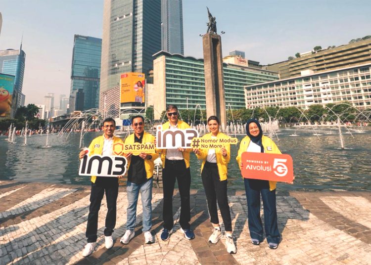 IM3 menghadirkan fitur SATSPAM (Satuan Anti Scam dan Spam), layanan perlindungan digital otomatis yang terintegrasi langsung dalam jaringan IM3. (ist)