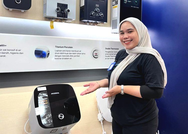 MODENA meluncurkan produk terbarunya, Onyx Series, Water Heater Flagship bergaya Sleek untuk kamar mandi modern. (ist)
