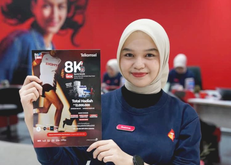 Telkomsel Pontianak, Kalimantan Barat (Kalbar) menghadirkan SIMPATI 8 Run Telkomsel One 2025 bertajuk Kemerdekaan in Every Step sebagai ajang olahraga sekaligus perayaan Hari Kemerdekaan Republik Indonesia ke-80. (ist)