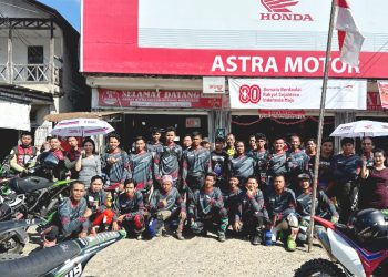 Asmo Kalbar Gelar CRF Fun Adventure Bersama Komunitas Trabasan Sintang
