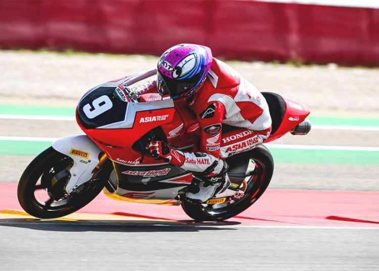 Pebalap binaan PT Astra Honda Motor M. Kiandra Ramadhipa dan Veda Ega Pratama kembali berlaga dalam gelaran FIM JuniorGP World Championship seri kelima di sirkuit Misano World Circuit Marco Simoncelli Minggu, 21 September. (ist)