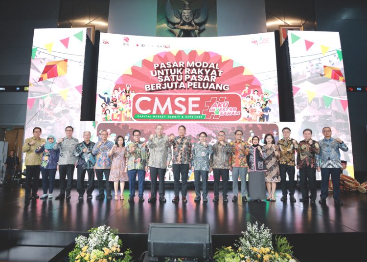 Pembukaan Capital Market Summit & Expo (CMSE) 2025 di Main Hall BEI, Jakarta Jumat. (ist)