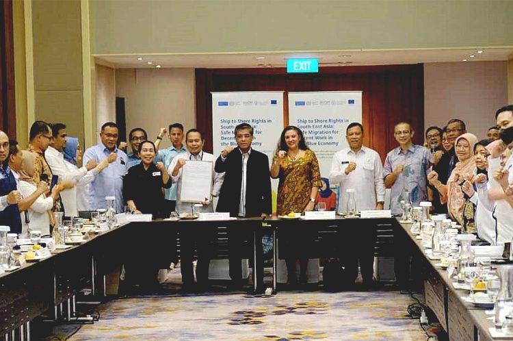 Pertemuan tingkat tinggi para pemangku kepentingan tripartit di Jakarta yang digelar Kementerian Ketenagakerjaan Indonesia bersama ILO, Rabu. (ist)