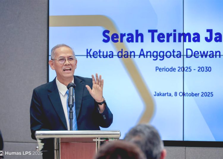 Anggito Abimanyu Ketua Dewan Komisioner LPS periode 2025 - 2030 yang dilantik Presiden RI Prabowo menggantikan Purbaya Yudhi Sadewa yang kini menjabat sebagai Menteri Keuangan. (ist)