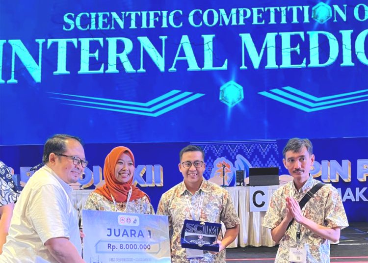Universitas Tanjungpura (Untan) Pontianak meraih penghargaan Scientific Competition of Internal Medicine dalam ajang yang digelar oleh Perhimpunan Spesialis Penyakit Dalam se-Indonesia. (ist)