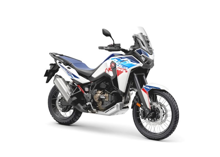 Tampilan baru CRF1000L Africa Twin dengan penyematan pilihan warna dan striping terbaru yang semakin merepresentasikan kekuatan dalam menjelajah.(ist)
