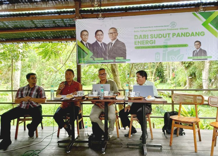 Diskusi Satu Tahun Pemerintahan Prabowo-Gibran dari Sudut Pandang Energi di Pontianak, Jumat 21.(ist)
