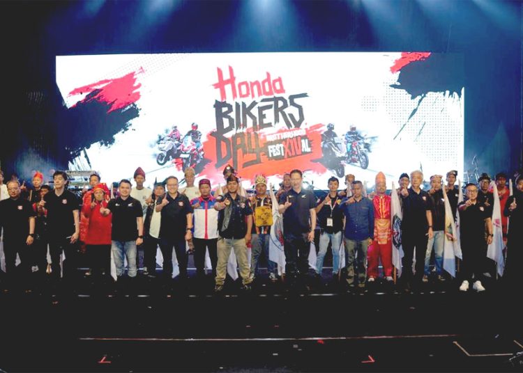 Semangat persaudaraan mengalir dari 32.373 bikers Honda yang datang dari berbagai penjuru negeri dalam gelaran Honda Bikers Day (HBD) 2025.(ist