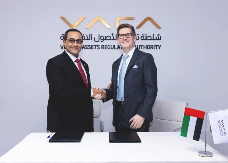 Otoritas Jasa Keuangan (OJK) dan Virtual Assets Regulatory Authority (VARA) menandatangani Memorandum of Understanding (MoU) mengenai kerja sama kolaborasi pengawasan di bidang aset digital. (ist)