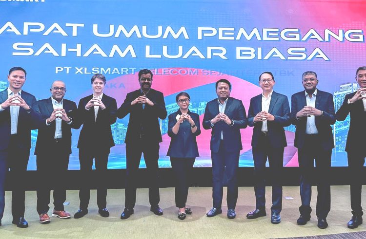Rapat Umum Pemegang Saham Luar Biasa-RUPSLB 2025 di XLSMART menyetujui penetapan dan penggunaan sebagian atas saldo laba ditahan untuk dibagikan sebagai tambahan dividen tunai final untuk pemegang saham sebesar Rp 2,89 triliun.(ist)