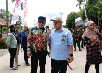 BPKP Kalbar Hadiri Peresmian Jalan Poros Hasil Karya Bakti TNI