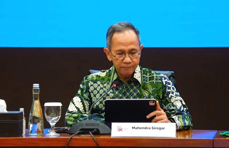 Mahendra Siregar, Ketua Dewan Komisioner OJK. (yutub)