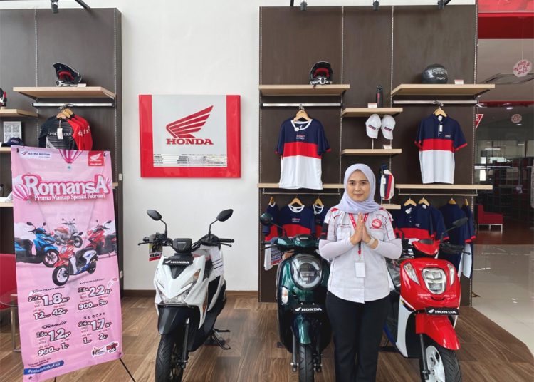 Astra Motor (Asmo) Kalbar memberikan promo Romansa yakni Special Promo Mantap Spesial Februari pada setiap pembelian motor Honda secara kredit di seluruh dealer di area Kota Pontianak hingga 28 Februari 2026. (ist)