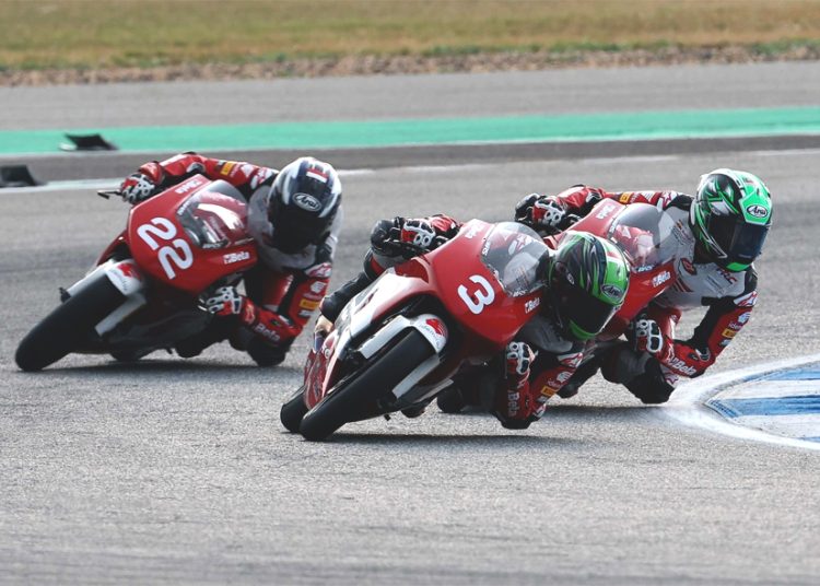 Pebalap muda Indonesia tampil kompetitif pada putaran pertama ajang Idemitsu Moto4 Asia Cup (IM4AC) yang berlangsung di Chang International Circuit, Buriram Thailand Sabtu dan Minggu, 28 Februari1 Maret 2026. (ist)