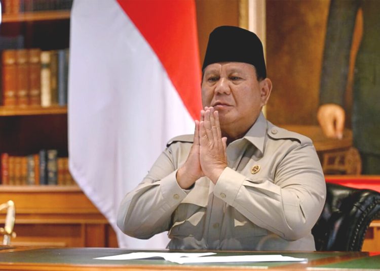 Presiden RI Prabowo Subianto.(ist)