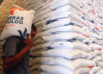 Stok Beras Nasional Naik 3,9 Juta Ton