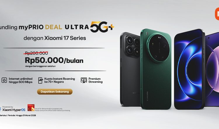 XLSMART kembali menghadirkan bundling flagship bersama Xiaomi untuk menghadirkan pengalaman digital premium melalui perpaduan perangkat kelas atas dan konektivitas unggulan dari XL PRIORITAS. (ist)