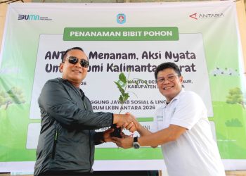 ANTARA Menanam di Kubu Raya Wujud Bersama Lestarikan Lingkungan Berkelanjutan