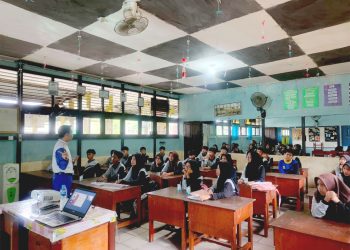 Asmo Kalbar Gelar #Cari_aman di SMKN 7 Pontianak