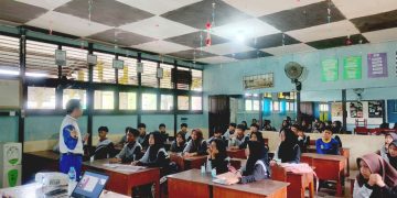 Asmo Kalbar Gelar #Cari_aman di SMKN 7 Pontianak