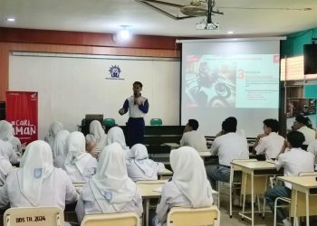 Asmo Kalbar #Cari_aman di SMA Muhammadiyah 1