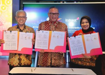 Indosat, Wadhwani, dan Kemnaker Teken MoU