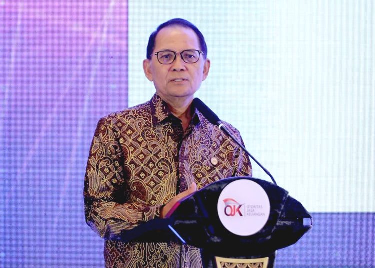 Kepala Eksekutif Pengawas Perasuransian, Penjaminan, dan Dana Pensiun OJK Ogi Prastomiyono dalam sambutannya pada kegiatan Peluncuran Implementasi QR Code Surat Tanda Terdaftar (STTD) Pialang Asuransi dan Pialang Reasuransi di Jakarta, Senin. (ist)