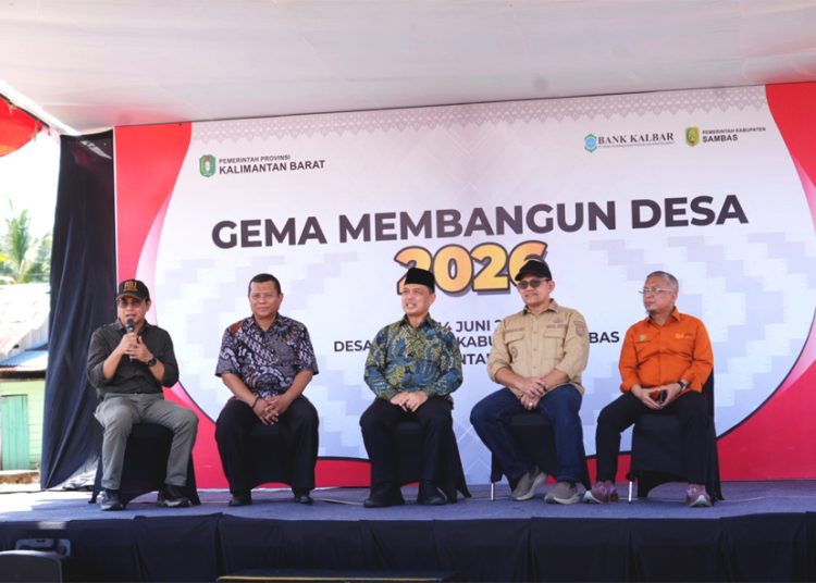 PT Bank Pembangunan Daerah Kalimantan Barat atau Bank Kalbar memperkuat kemandirian Desa Temajuk melalui kegiatan “Gema Membangun Desa” di Desa Temajuk, Kecamatan Paloh, Kabupaten Sambas. (ist)