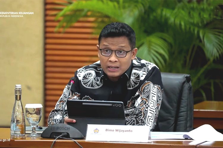 Direktur Jenderal Pajak, Kemenkeu, Bimo Wijayanto, menyampaikan dukungannya kepada UMKM dan menegaskan bahwa fasilitas Tarif 0,5 persen dan Batas Omset Tetap Berlaku Fasilitas PPh Final UMKM sebesar 0,5 persen tidak dihapus. (dokkemenkeu)