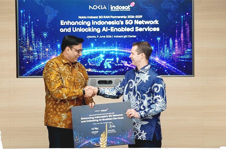 Nokia dan Indosat Ooredoo Hutchison (Indosat atau IOH) mengumumkan kerja sama untuk memodernisasi jaringan seluler Indosat di seluruh Indonesia melalui penerapan 5G Radio Access Network (RAN) yang canggih. (ist)