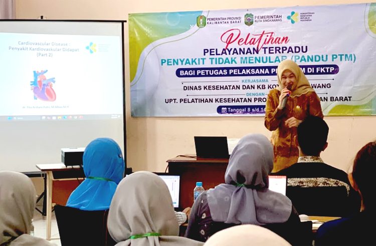 Klinik Pratama Untan Pontianak dan Dinas Kesehatan dan Keluarga Berencana Kota Singkawang serta UPT Pelatihan Kesehatan Provinsi Kalimantan Barat menyelenggarakan Pelatihan Pelayanan Terpadu Penyakit Tidak Menular (Pandu PTM) bagi Petugas Pelaksana Program di Fasilitas Kesehatan Tingkat Pertama (FKTP) Angkatan I.(ist)