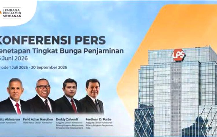 Konferensi pers penetapan bunga penjaminan LPS, Kamis. (ist)