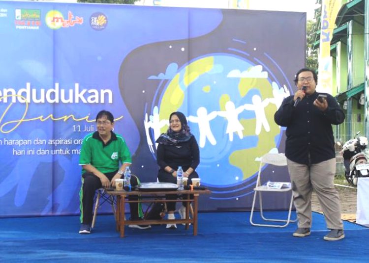 Talkshow Kependudukan On The Street dalam rangka memperingati Hari Kependudukan Sedunia (World Population Day) 2026, Minggu. (ist)