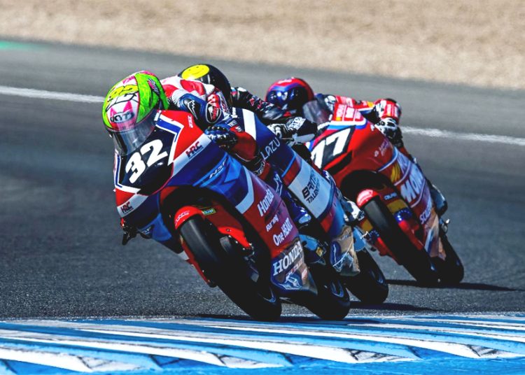 Pebalap binaan PT Astra Honda Motor, M. Kiandra Ramadhipa tampil kompetitif
di ajang Moto3 Junior World Championship. Berlangsung dalam dua kali balapan di Circuito de Jerez – Ángel Nieto, Spanyol pada Minggu 5 Juli 2026, Ramadhipa mengemas 9 poin di putaran ini. (ist)