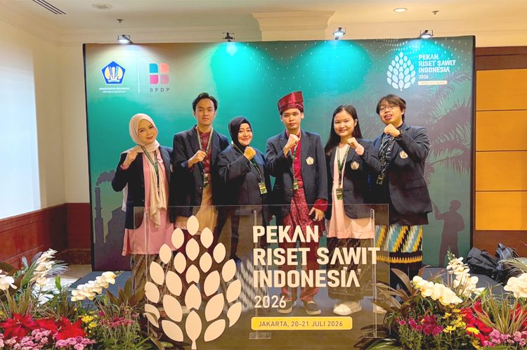 Tim mahasiswa Fakultas Kedokteran (FK) Untan dipimpin Ikhwanul Kirom dengan anggotanya M. Ridho Anwar Fadhillah, Tessa Stevia, Wulan Apsanita, dan Samuel Crishanzen Chang, berhasil meraih Juara 1 Lomba Riset Sawit Mahasiswa 2025–2026 yang diselenggarakan oleh Badan Pengelola Dana Perkebunan (BPDP).(ist)