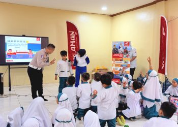 Serunya Belajar Tertib Lalu Lintas Bersama AHM di Hari Anak Nasional