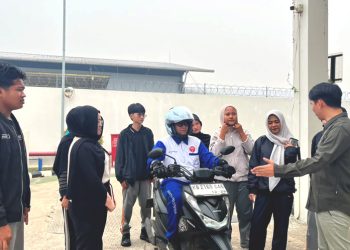 Bootcamp #Cari_aman Academy, Asmo Kalbar Seleksi Siswa SMKN 7 Pontianak Menuju Kompetisi Safety Riding Nasional