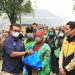 Insan Maritim Peduli Gelar Pembagian Masker dan Sembako Gratis di Taman Alun Kapuas
