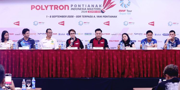 354 Atlet Bulutangkis dari 16 Negara Berlaga di Polytron Pontianak Indonesia Masters 2026