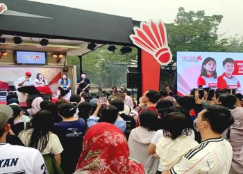 Liliyana Natsir dan Debby Susanto Memuncaki Animo Masyarakat dalam Meet and Greet Polytron Pontianak Indonesia Masters 2026