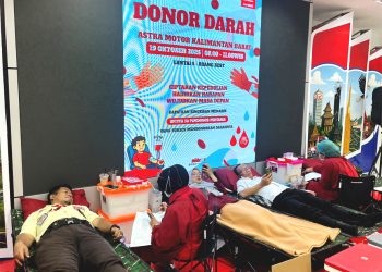 Astra Motor Kalbar Ciptakan Kepedulian dengan Aksi Donor Darah