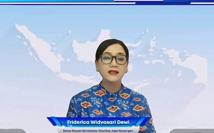 Ketua Dewan Komisioner OJK, Frederica Widyasari Dewi dalam RDKB, Senin 5 Oktober 2026. (ist)