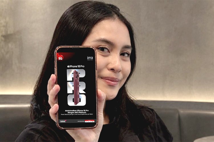 Indosat Ooredoo Hutchison melalui IM3 Platinum menghadirkan bundling Platinum Plus dengan iPhone 18 Pro dan iPhone 18 Pro Max, menawarkan total kuota 175GB per bulan, akses prioritas jaringan berbasis AI, serta roaming gratis di 20 negara. (ist)