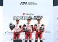 Melesat di Tengah Persaingan Ketat, Bintang dan Resky Naik Podium Moto4 Asia Cup