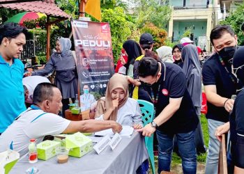 Asmo Kalbar Hadirkan Layanan Kesehatan dan Bantuan Bagi Masyarakat Terdampak Karhutla